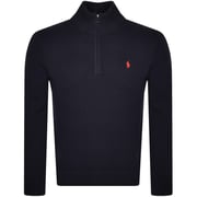 Ralph Lauren Half Zip Knit Jumper Navy