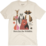 Here for the Wildlife Unisex Short Sleeve Tee
