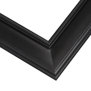 Custom Black Wood Picture Frame with Ribbing | Custom Sizes Available | pictureframes.com