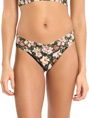 Printed Signature Lace® Original Rise Thong Such A Blur Blue Sale