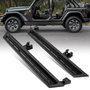 Jeep Running Boards Blade Series Carbon Steel Tubing for Jeep Wrangler 4xe JLU 4-Door (2018-2025）