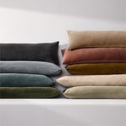 Classic Cotton Velvet Oversized Lumbar Pillow Cover