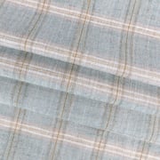 Nantucket Plaid Fabric, Ocean