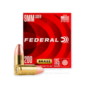 Federal Champion Training 9mm Luger 115 Grain Full Metal Jacket