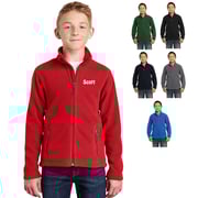 Personalized Kids Jacket, Fleece Zipper Jacket, Embroidered Name, Kids Gift, Monogrammed Jacket, Childrens Winter Jacket, Polyester