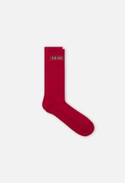 John Elliott x Olympic Heritage Paris Souvenir Socks / Red