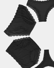 The Discovery Knicker Pack - Black