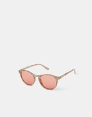 Pink Tinted Marble Preppy Sunglasses