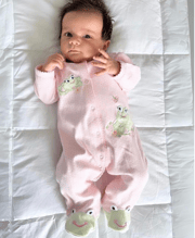 Frog Friends Footed One-Piece
