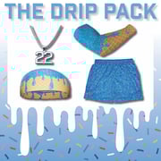The Drip Pack | Pro Number Necklace, Arm Sleeve, Headband, Shorts