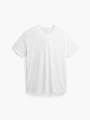 Men's Atlas V Neck Tee - White (AT7)