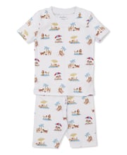 Puppy Beach Daze Short Toddler Pajama Set
