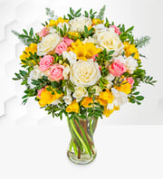 Rose and Freesia