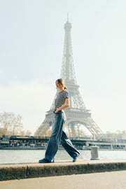 Venice Mid Rise Wide Leg Jeans