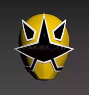 Power Ranger Gold Samurai Ranger Helmet | 3D Print Model