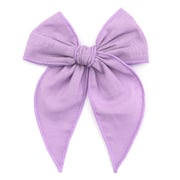 Party Girl Bow - Lavender Linen