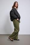 LTS Tall Olive Green Tailored Wide Leg Trousers