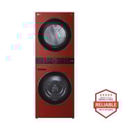 Single Unit Front Load LG WashTower™ with Center Control™ 4.5 cu. ft. Washer and 7.4 cu. ft. Gas Dryer