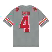Ohio State Buckeyes Nike #4 Jeremiah Smith Student Athlete Gray Football Jersey