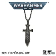 Warhammer 40K Blade of Roboute Guilliman Gladius Incandor Pendant by Starforged