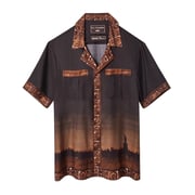 'The Sopranos' Turnpike Batik (Silk & Cotton Twill)