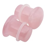 Rose Quartz Single Flare Plugs