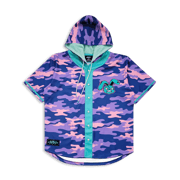 Sippy - Fluffy Bunny Hooded Baseball Jersey