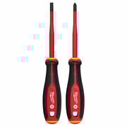 Milwaukee 48-22-2207 2pc 1000V Insulated Slim Tip Screwdriver Set