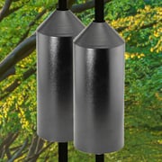 Audubon Torpedo Squirrel Baffles Black 6 dia Pack of 2