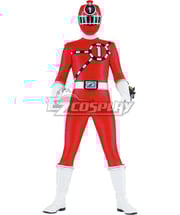 Power Rangers Train Force Ressha Sentai ToQger Ranger 1 Red Ranger Cosplay Costume
