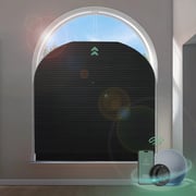Yoolax Motorized Arched Cellular Shades | Custom Elongated Arch