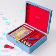 Blue Illumination Lacquer Keepsake Stationery Set