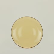 Glass Dinner Plate - Amber