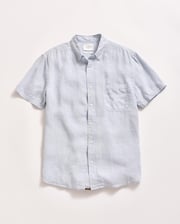 Short Sleeve Linen Tuscumbia Shirt Button Down
