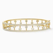 Dewdrop bangle in yellow gold