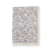 Cotton Muslin Baby Quilt - Pressed Petals