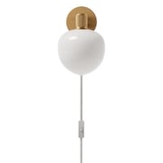 Memoir 120 wall lamp, brass
