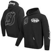 Men's New Jersey Devils  Pro Standard Black Paint the City Pullover Hoodie