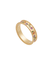 Gold Folksy Floral Ring