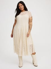 Mix Lace Maxi Dress