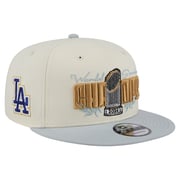 Men's Los Angeles Dodgers  New Era White 2024 World Series Champions Parade Takedown 9FIFTY Snapback Hat