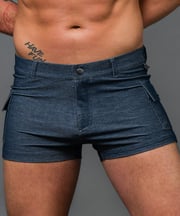 Skinny Stretch Cargo Shorts (3" Inseam)