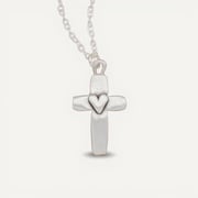 Cross Of Faith Necklace {Sterling Silver}