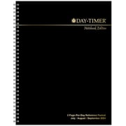 Day-Timer July 2024 – June 2025 Two Page Per Day Reference Planner Refill, Wirebound, Notebook Size, 8 1/2" x 11"