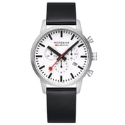 NEO, Brushed Steel, 41 mm, Black Vegan Grape Leather