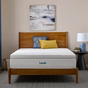 Lucid Gel and Charcoal Topper with Cover