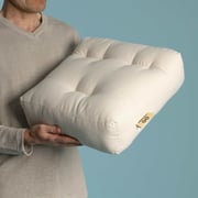 FARMSTEAD Medium-Firm Organic Cotton Futon (With Wool) (No Fire Retardant Chemicals) (Grown & Handmade in USA)