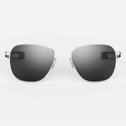 Aviator - 23k White Gold & American Gray