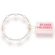 Dainty Ellie Pearl Bracelet in Gold