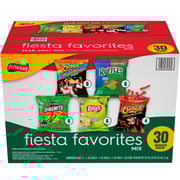 Frito-Lay Fiesta Favorites Mix, Variety Pack Chips & Snacks, 30 pk.